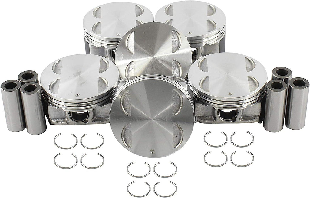 DNJ P3136 Piston Set for 2004-2012 / Buick, Cadillac, Chevrolet, GMC, Pontiac, Saturn, Suzuki/Acadia, Aura, CTS, Enclave, Equinox, G6, Lacrosse, Malibu, Outlook, Rendezvous, SRX, STS, Torrent, Vue