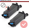 A-Premium Engine Coolant Overflow Recovery Reservoir Tank [With Cap & Sensor] Compatible with BMW [E46] 318I Base1998 1999, [1.9L] & X5 3.0I [E53] 2001-2006, [3.0L], Replace# 17137787040, 17117573780