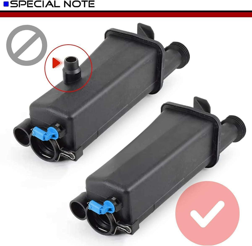 A-Premium Engine Coolant Overflow Recovery Reservoir Tank [With Cap & Sensor] Compatible with BMW [E46] 318I Base1998 1999, [1.9L] & X5 3.0I [E53] 2001-2006, [3.0L], Replace# 17137787040, 17117573780