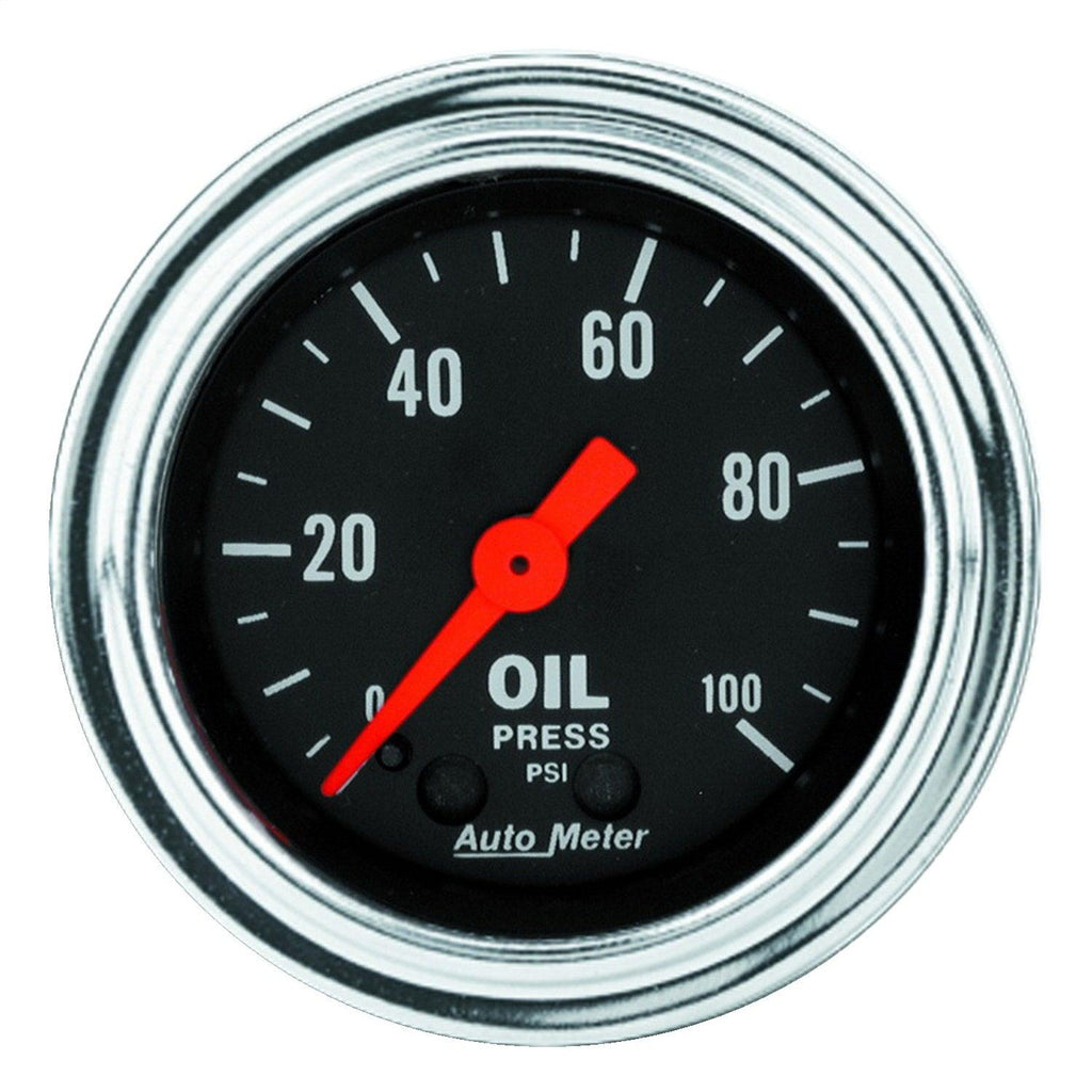 2-1/16 in. OIL PRESSURE 0-100 PSI TRADITIONAL CHROME - greatparts