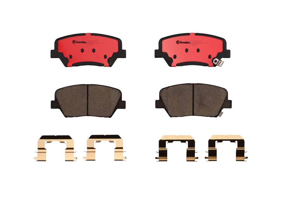 Front Disc Brake Pad Set for Sorento, Santa Fe Sport, Azera, Santa Fe (P30070N)
