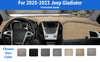 Dashboard Dash Mat Cover for 2020-2023 Jeep Gladiator (Sedona Suede)