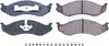 17-477, Z17 Front Ceramic Brake Pads with Hardware