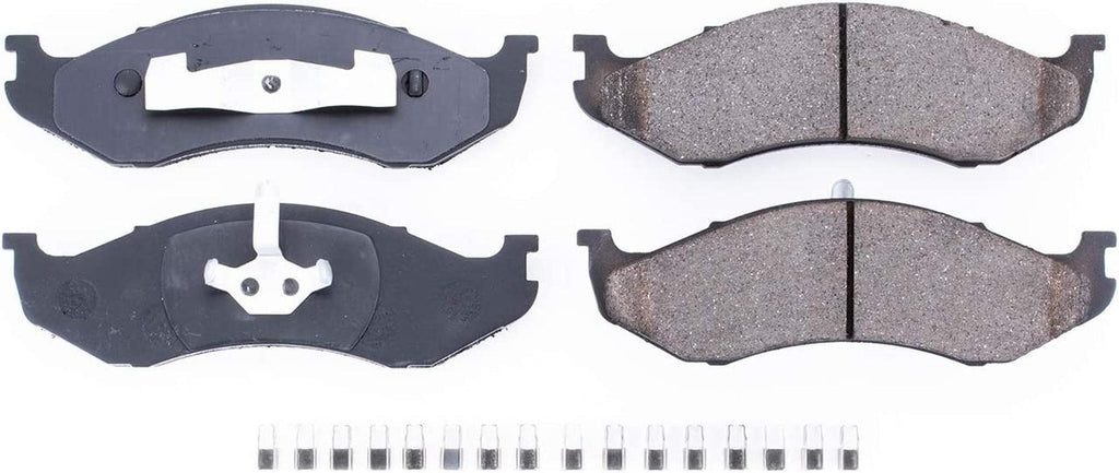 17-477, Z17 Front Ceramic Brake Pads with Hardware