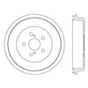 Centric Brake Drum for 09-19 Corolla 122.44050