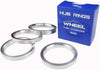 WHEEL CONNECT Hub Centric Rings, 66.6 to 57.1 Set of 4, Aluminium Alloy Hubrings 57.1 to 66.6, O.D:66.6Mm I.D 57.1Mm. A