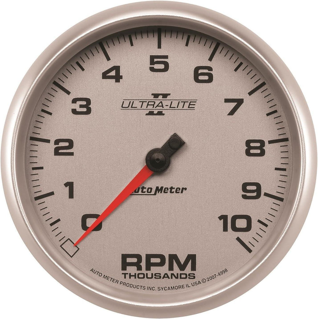 4998 Ultra-Lite II 5" 10000 RPM In-Dash Tachometer