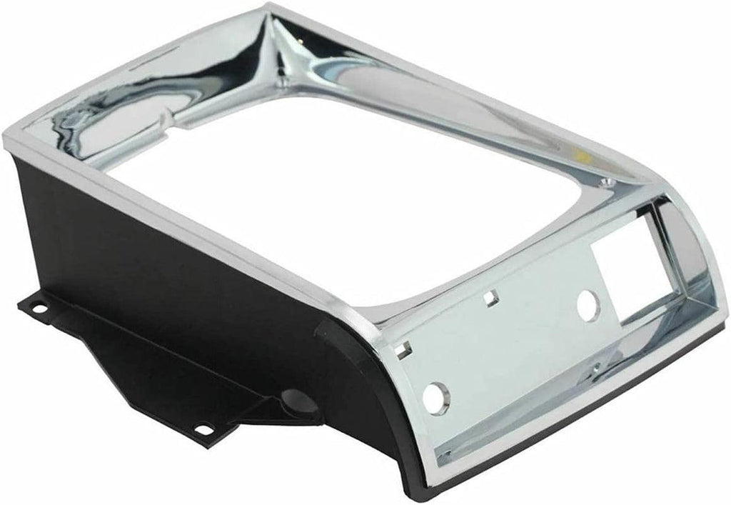 Violetlisa New Chrome Headlights Bezel Trim Left & Right Pair Set Compatible with Truck GRI00811