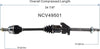 NCV49501 CV Axle Shaft Assembly - Right Front (Passenger Side)