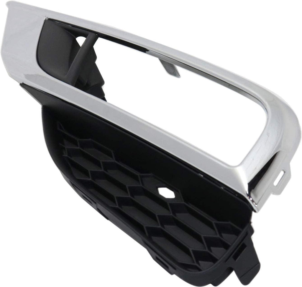 Fog Light Trim Compatible with 2015-2016 Honda CR-V Chrome Front, Driver Side