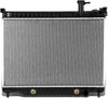 DNA Motoring  Factory Style Aluminum Radiator Compatible with 03-09 Trailblazer/Envoy 5.3L V8 AT,26-7/8" W X 18" H X 1" D,1-5/16"Inlet / 1-9/16" Outlet