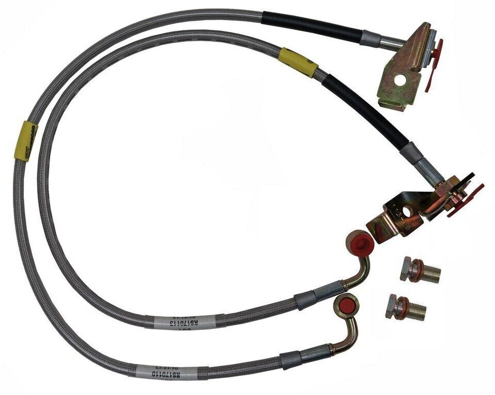 Front Rancho Brake Hydraulic Hose for 07-16 Jeep Wrangler (RS6247)