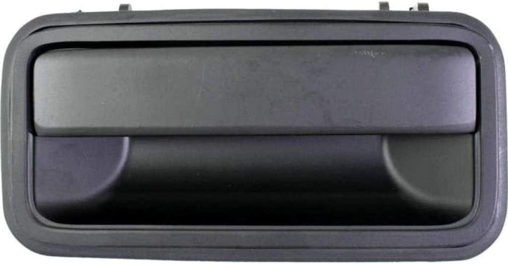 for Chevy K2500 Suburban Exterior Door Handle 1992-1999 Rear Driver Side Smooth Black | Trim: Base/Silverado | GM1520138 | 15050659