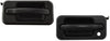 Front Exterior Door Handle Set of 2 Compatible with 2003-2009 Hummer H2 Textured Black Driver and Passenger Side