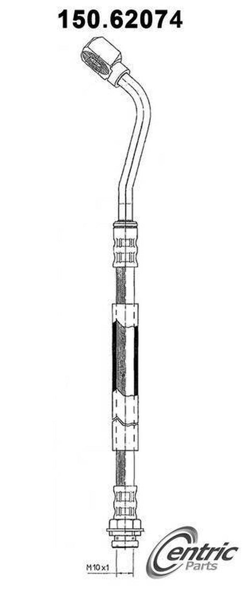 Centric Brake Hydraulic Hose for SC1, SC2, SL, SL1, SL2, SW2, SW1, SC 150.62074