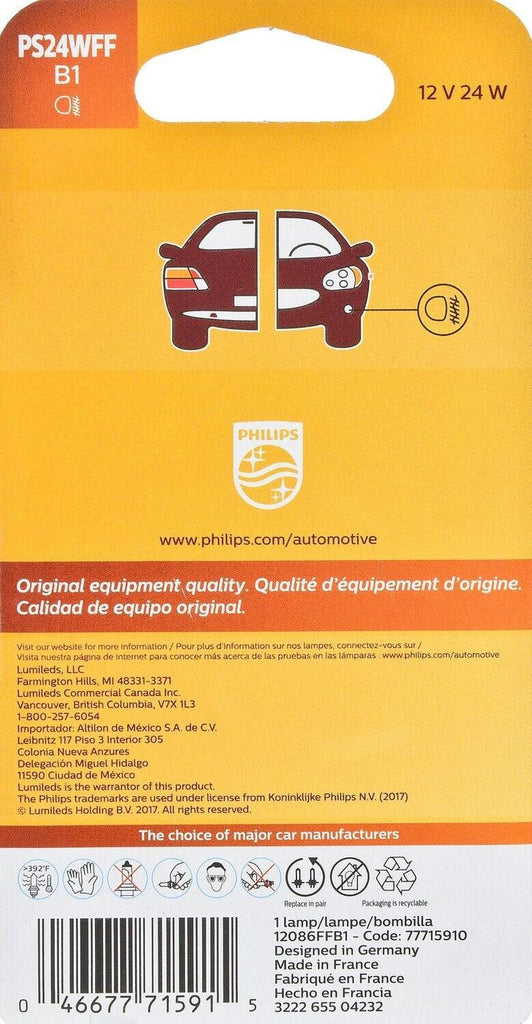 Fog Light Bulb for Aveo, Beat, Silverado 2500 Hd+More PS24WFFB1