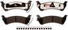 EHT666H Enhanced Technology Friction Pads Brake Pad Set