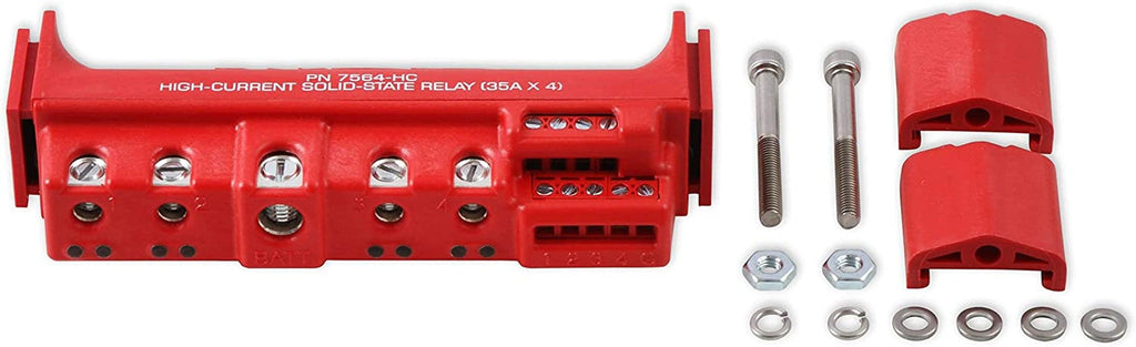 7564-HC: High-Current Solid State Relay 35Ax4, Red