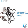 Timing Belt Water Pump Gaskets Tensioner Bearing Kit Fit for 2002-2007 Mitsubishi Lancer 2.0L Eng.Code"4G94"