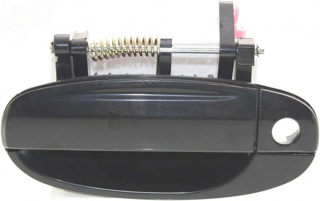 for Chevy Aveo5 Exterior Door Handle Front Driver Side Smooth Black 2009-2011 | with Key Hole | Trim: Base/Ls/Lt | GM1310173 | 96409548