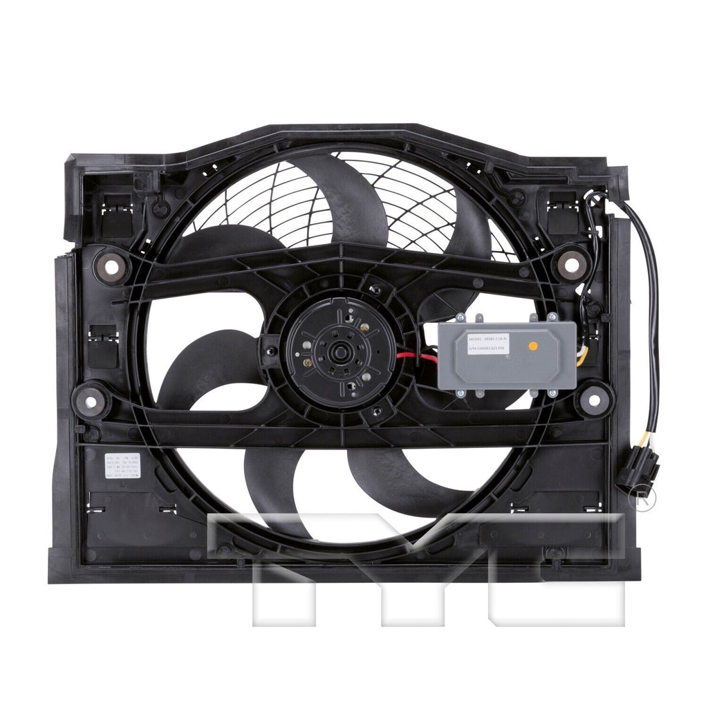 TYC A/C Condenser Fan Assembly for BMW 611190