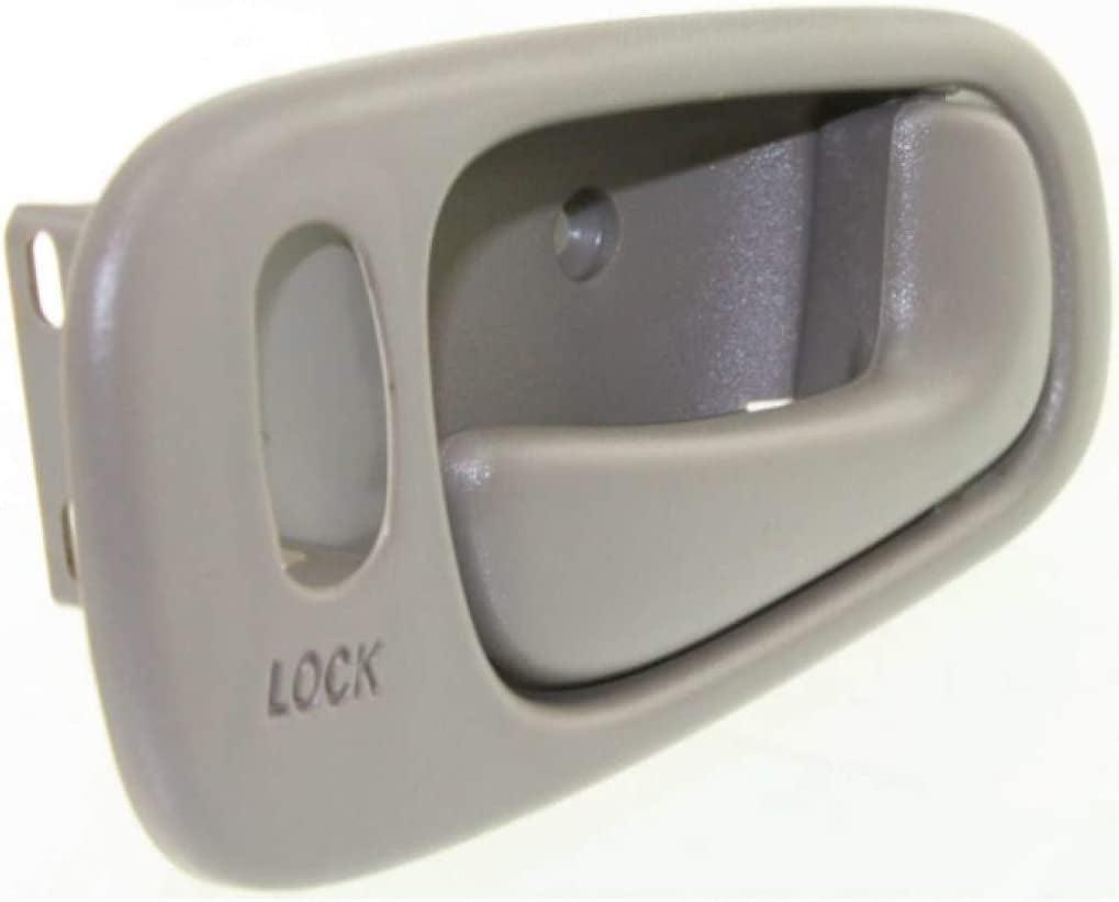 For Chevy Prizm Interior Door Handle Front or Rear Passenger Side Gray 1998-2002 | with Door Lock Hole | Trim:All Submodels | TO1353154 | 94857492