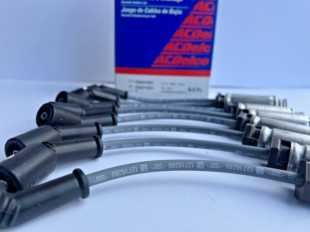 758EE AC Delco Spark Plug Wires Set of 8 New for Chevy Chevrolet Silverado 1500