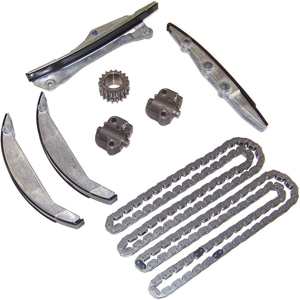 DNJ TK458 Timing Chain Kit for 1995-2000/ Ford, Jaguar, Mazda, Mercury/Contour, Cougar, MPV, Mystique, S-Type / 2.5L, 3.0L / DOHC / V6 / 24V / 155Cid, 181Cid, 2497Cc / AJ27