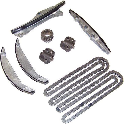 DNJ TK458 Timing Chain Kit for 1995-2000/ Ford, Jaguar, Mazda, Mercury/Contour, Cougar, MPV, Mystique, S-Type / 2.5L, 3.0L / DOHC / V6 / 24V / 155Cid, 181Cid, 2497Cc / AJ27