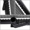 OEM-RA-2594 2594 OE Style Aluminum Cooling Radiator Compatible with 01-06 BMW X5 3.0 AT, 23-1/8" W X 23-1/8" H X 1" D, 1-1/2" Inlet / 1-1/2" Outlet