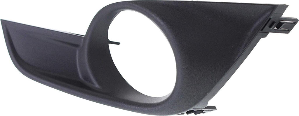 Fog Light Trim Compatible with 2013-2015 Nissan Altima Textured Front, Driver Side