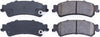 16-792 Z16 Evolution Rear Ceramic Brake Pads, Grey