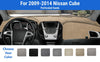 Dashboard Dash Mat Cover for 2009-2014 Nissan Cube (Sedona Suede)