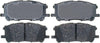 Professional 17D1005C Ceramic Front Disc Brake Pad Set