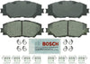 BOSCH BE1210H Blue Ceramic Disc Brake Pad Set with Hardware - Compatible with Select Lexus Hs250H; Pontiac Vibe; Scion Xb, Xd; Toyota Corolla, Matrix, Prius V, RAV4; FRONT