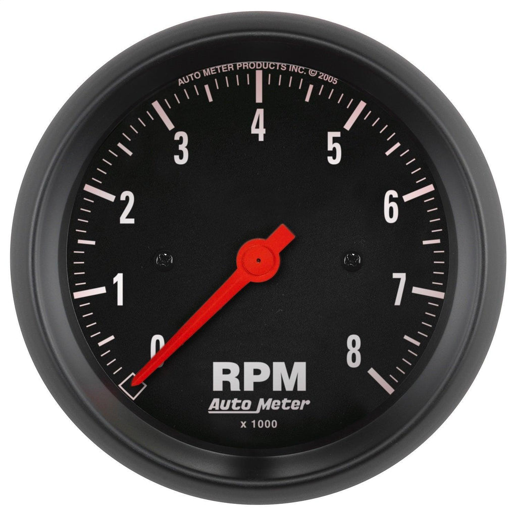 3-3/8 in. IN-DASH TACHOMETER 0-8000 RPM Z-SERIES - greatparts