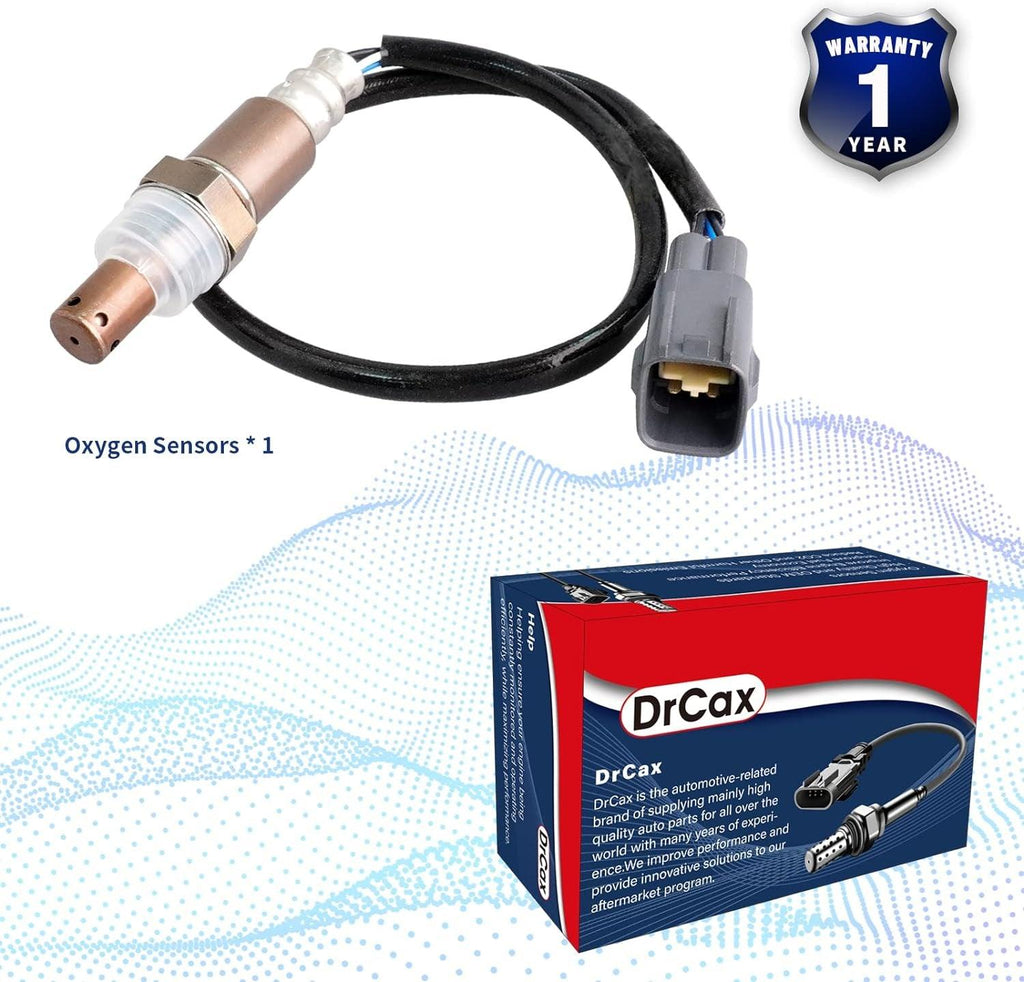 Drcax Oxygen O2 Sensor Heated Air Fuel Ratio Upstream 234-9052 15974 Compatible with Lexus LS460 4.6L 2007-2009 Pontiac Vibe Toyota Corolla Matrix 1.8L 2005-2008 Yaris 1.5L Replace 24661 250-54006