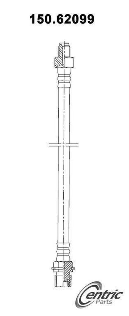 Centric Brake Hydraulic Hose for Pontiac 150.62099
