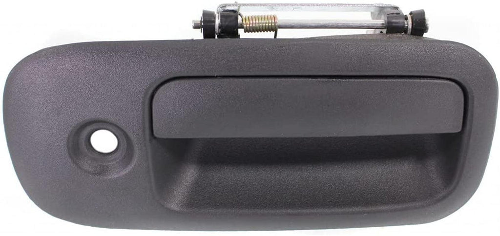 For Chevy Express 1500 Exterior Door Handle Rear Passenger Side - Side Hinged Door Textured Black 2003-2009 | with Key Hole | Trim:All Submodels | GM1521152 | 25989393