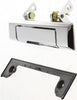 Aftermarket Front Exterior Door Handle Compatible with 1984-1988 Toyota Pickup and 1984-1989 Toyota 4Runner, Set of 2, Driver and Passenger Side, Chrome