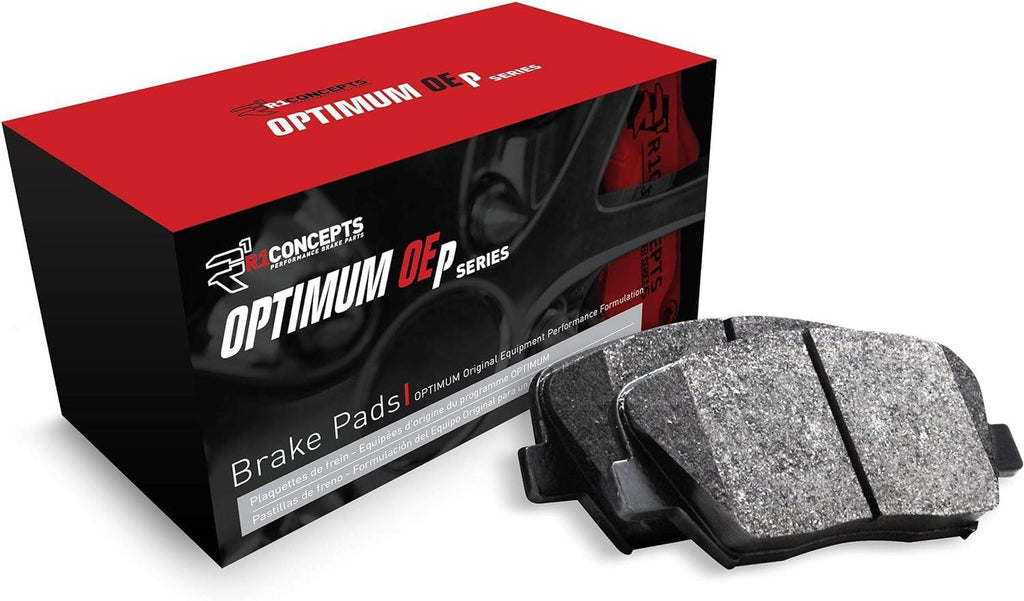 R1 Concepts Optimum Oep Brake Pads and Hardware Kit 2551-1210-01 Front