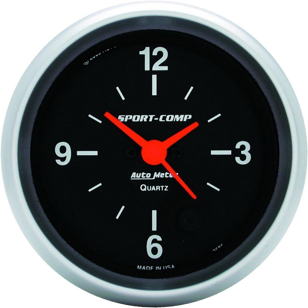 3585 Sport-Comp Clock,2.625 In.