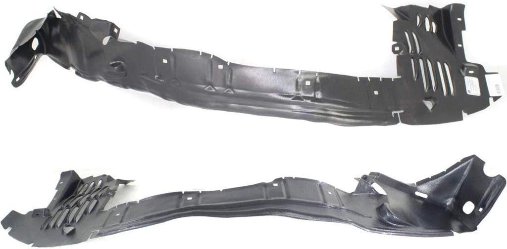 For Mercedes-Benz E320 Splash Guard/Fender Liner 1996 97 98 1999 Driver and Passenger Side Pair/Set | Front | Base/4Matic | for MB1250104 + MB1251103 | 2106989530 + 2106989630