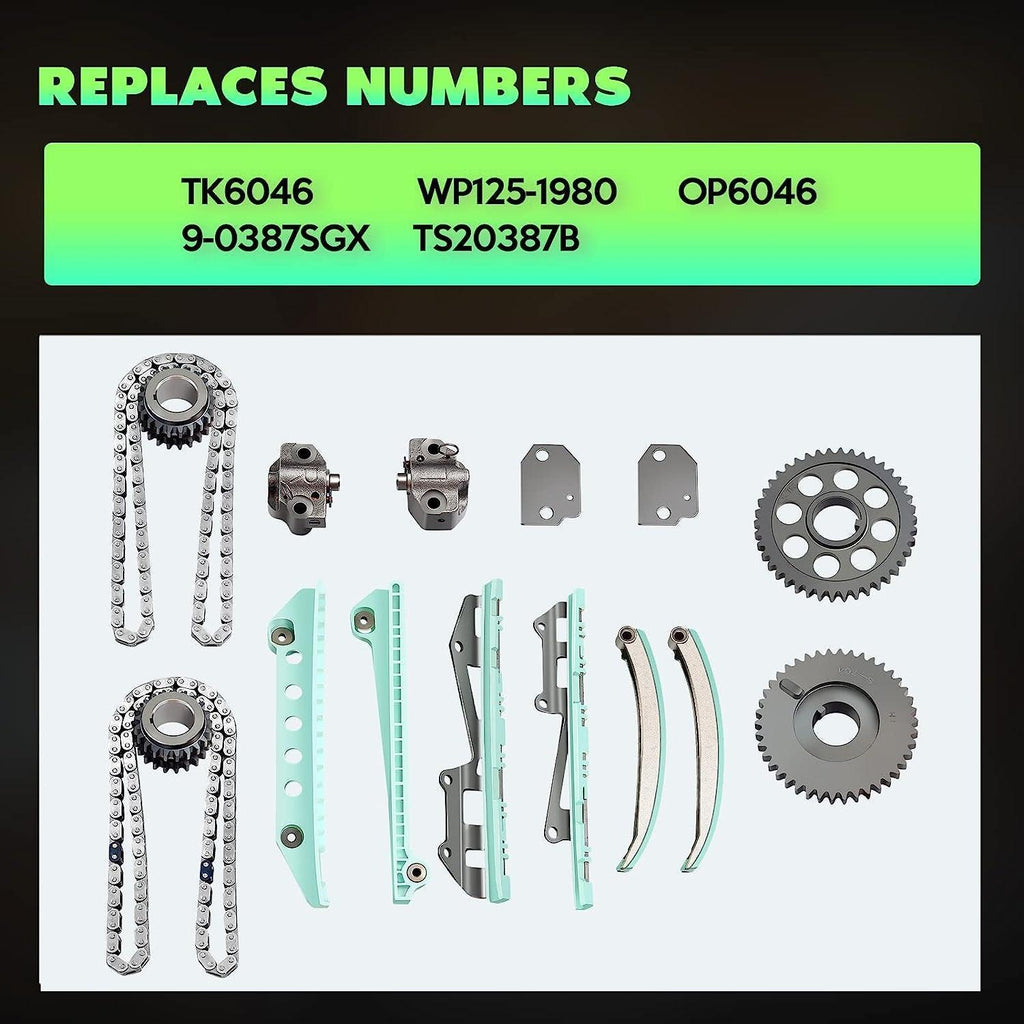 Timing Chain Kit Fits for 1997 2004 9-0387SGX for Ford Crown Victoria E-150 E-250 Club Econoline 4.6L