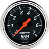 1477 Designer Black Dash Electric Tachometer, 2.3125 In.