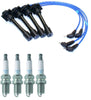 TK1023-11 : Fits 1993-1997 Toyota Corolla 1.8L Tune up Kit Spark Plugs & Wires