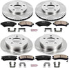 KOE2554 Autospecialty Front and Rear Replacement Brake Kit-Oe Brake Rotors & Ceramic Brake Pads
