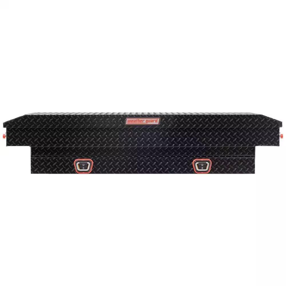 62.5 In. Gloss Black Aluminum Compact Truck Tool Box