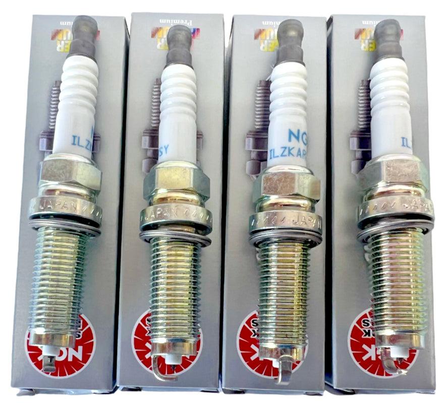 NGK 95660 4Pcs Spark Plugs ILZKAR8J8SY LASER IRIDIUM Genuine Japan 4Pk