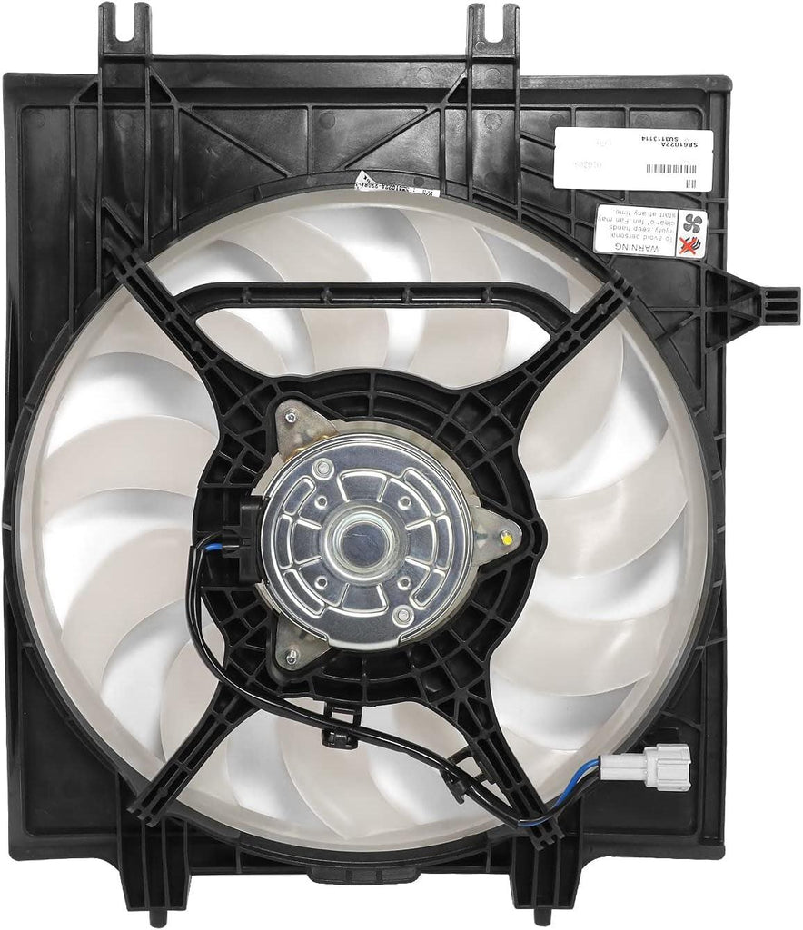 Factory Style A/C Condenser Fan Assembly Compatible with 19-21 Subaru Forester,Oem-Rf-0926